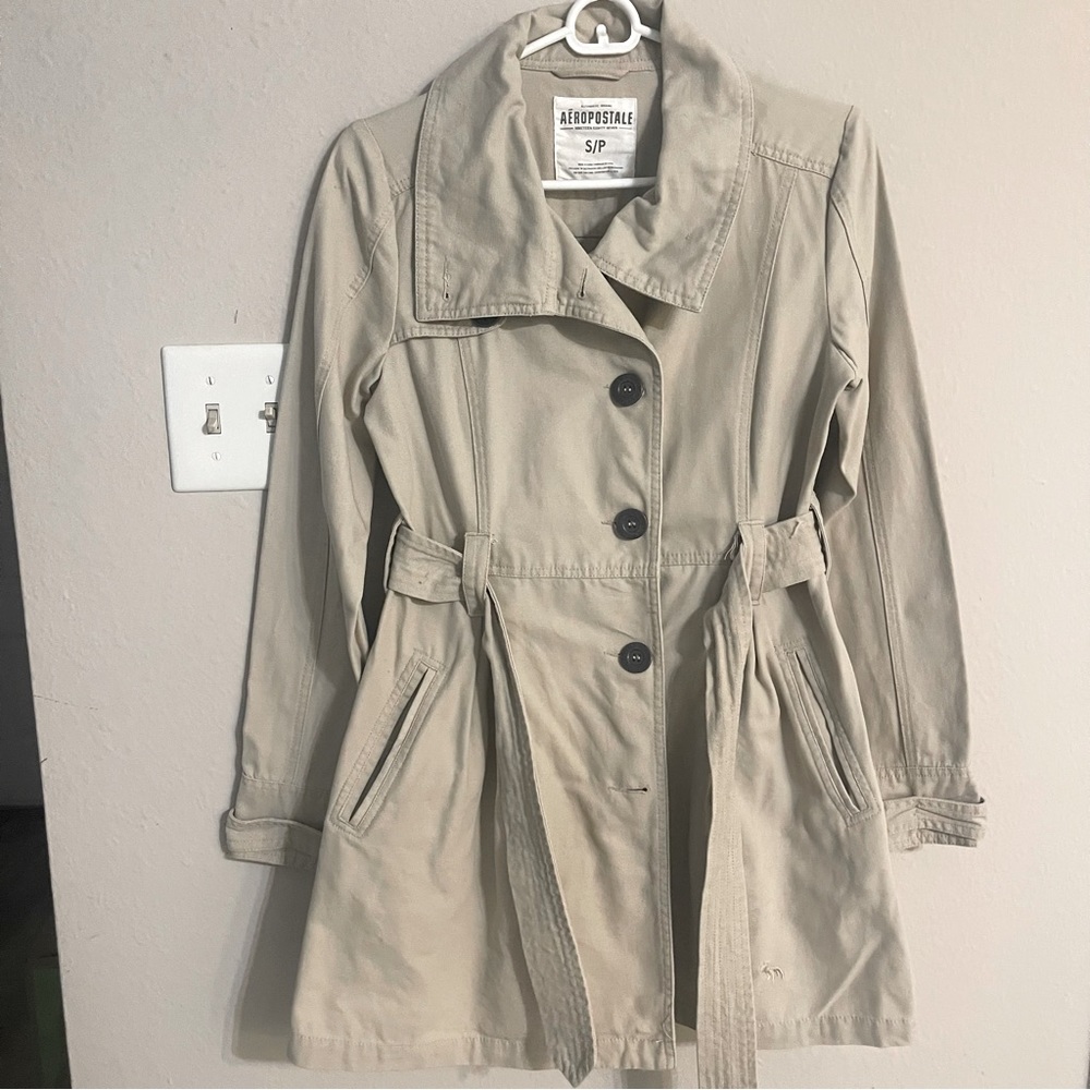 Aeropostale khaki Trench Coat